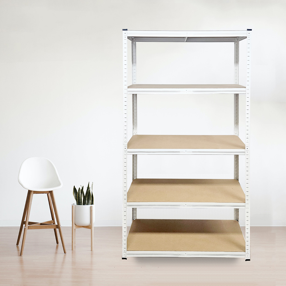 무볼트 철제선반 5단 화이트 FRCW5-8418조립식 앵글 선반 경량랙 페리코