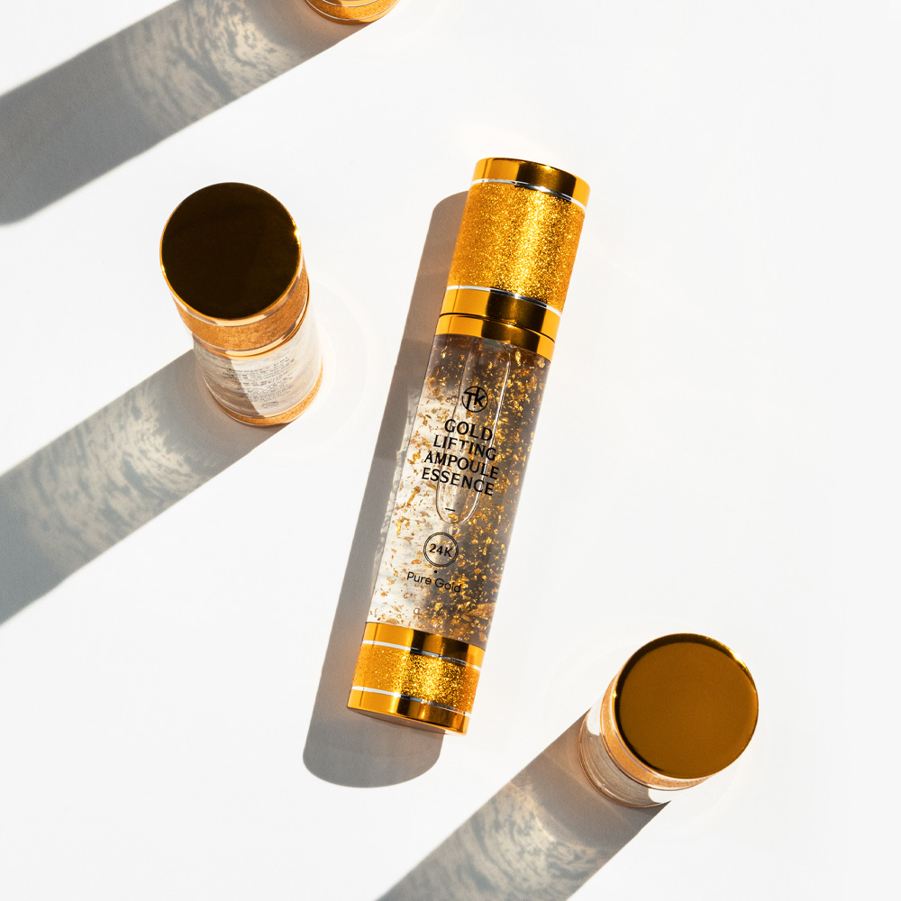 트웬티케이 24K 골드 리프팅 앰플 에센스 50ml [미백 주름개선 이중기능성] - 상품 이미지