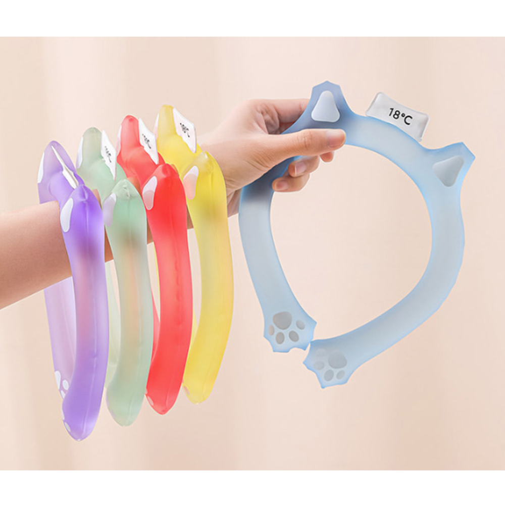 목얼음 목 쿨링 여름 아이스 목걸이 무더위용품 골프 넥쿨러 - 상세 이미지 2