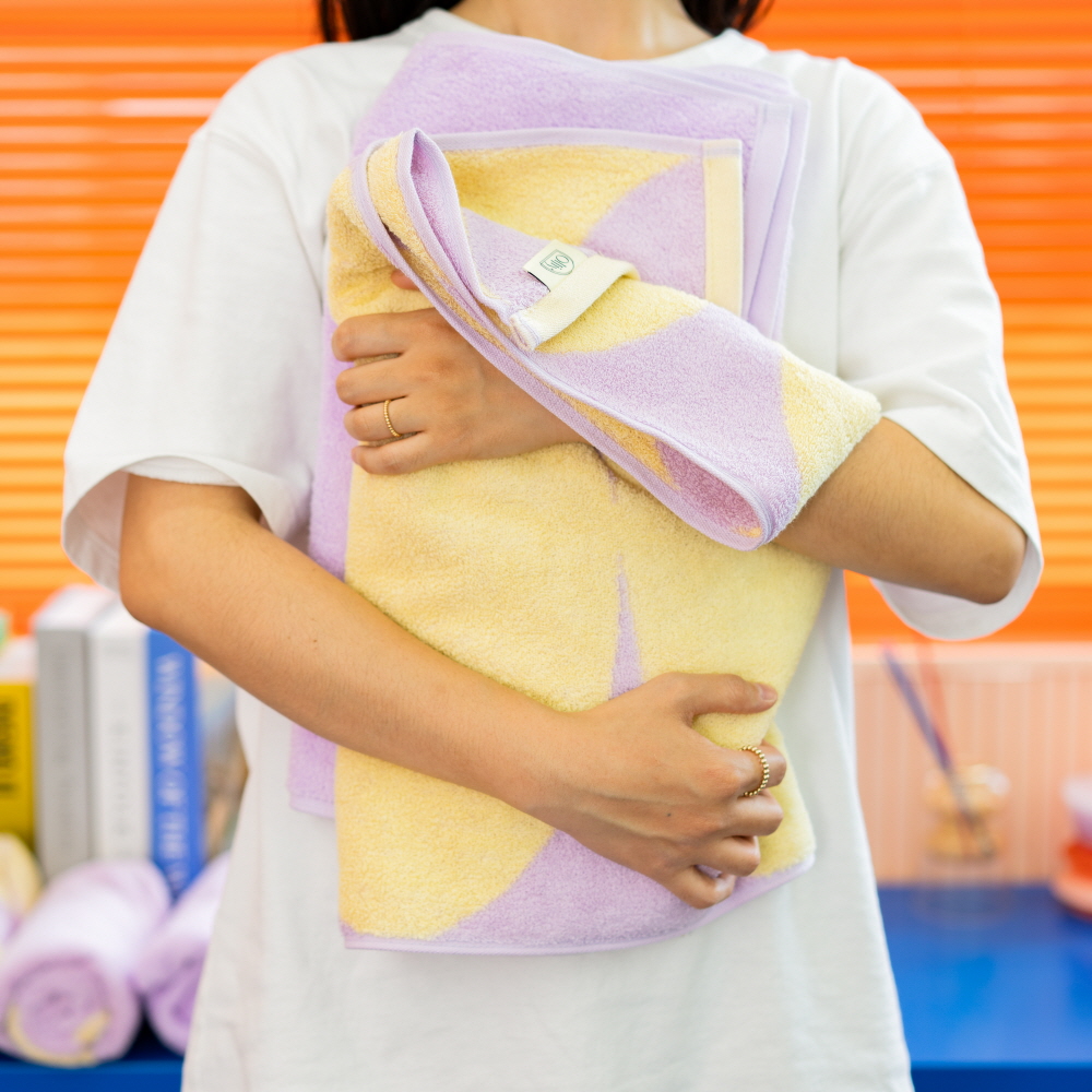 올리 블루벨컬렉션 40수 호텔수건 개별포장 2P (4 colors) 프리미엄수건 40수수건 호텔 수건 선물용수건 - 상세 이미지 4