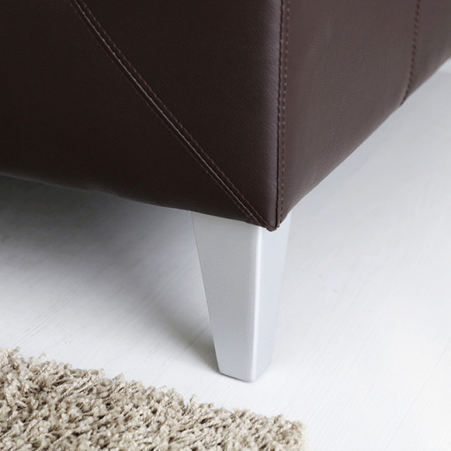 천연 소가죽 3인용 소파 넓은쇼파 다크브라운