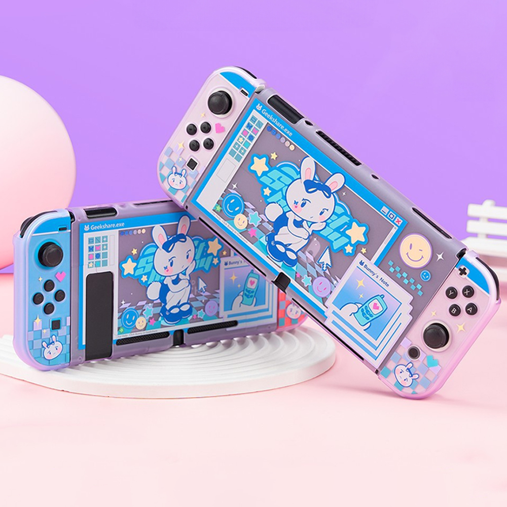 닌텐도 스위치 OLED 케이스 긱쉐어 Y2K 풀커버