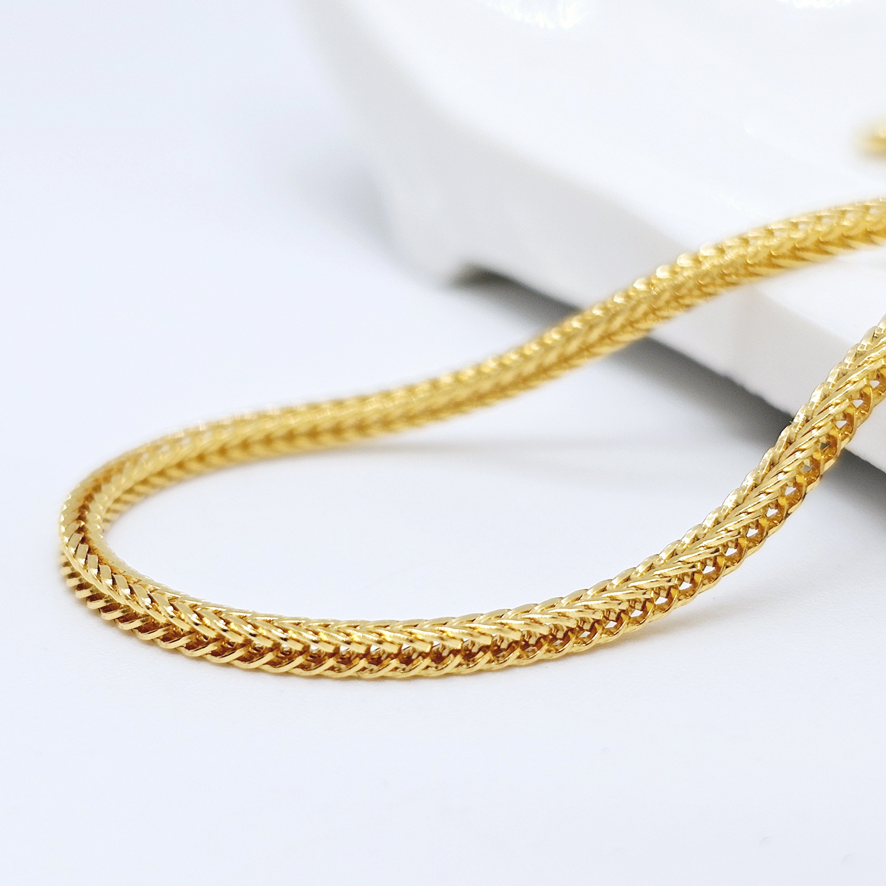 24k 폭스체인 여자 순금팔찌 - 상세 이미지 3