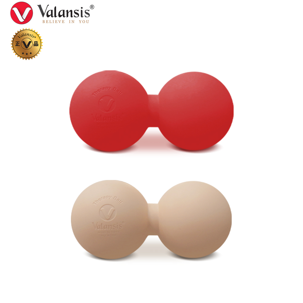 밸런시스 마사지볼 땅콩형 레드 홈트레이닝 이미지 2