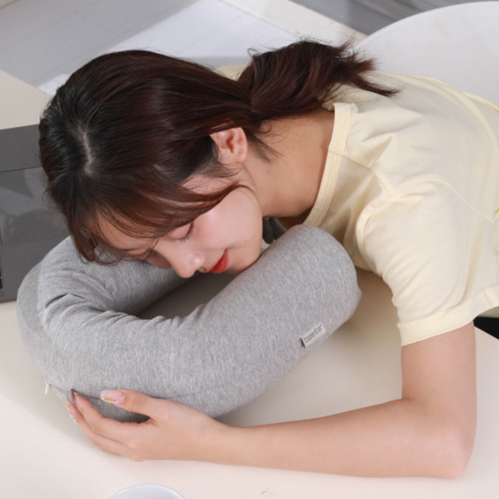 기내용목베개 여행용 비행기 기내 인천공항 승무원 휴대용 접히는 메모리폼베개 - 상세 이미지 5