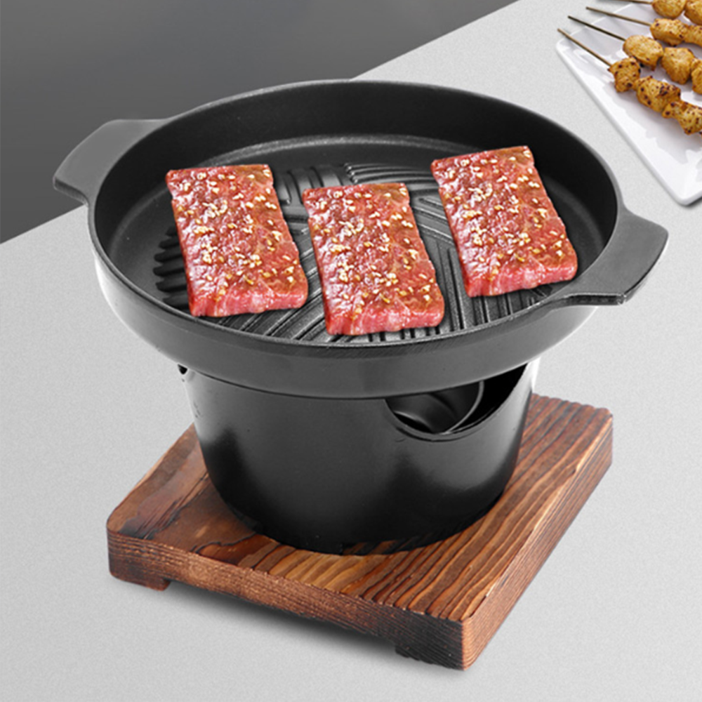 미니 화로 고체연료 포함 일본 가정용 업소용 식당 음식점 개인 그릴 바베큐 1인 일본식