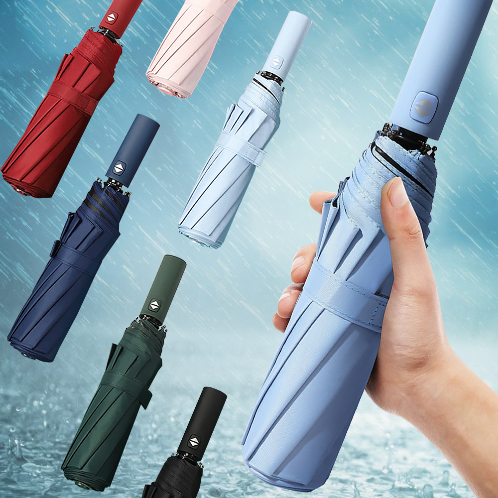 튼튼한 3단 자동우산 UV차단 접이식 우산 암막 우양산