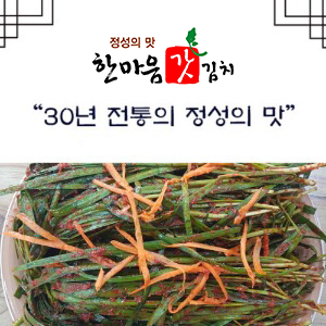 한마음돌산갓김치 부추김치 1kg - 상품 이미지