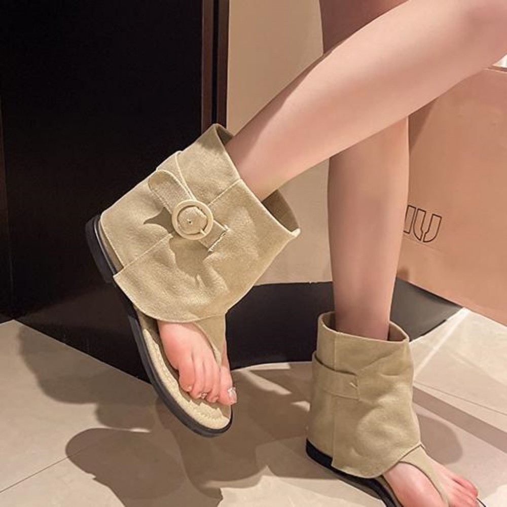 국내배송 여름 마부츠 린넨 조리 쪼리 부츠 이미지 6