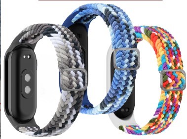 샤오미 미밴드 8 9 10 스트랩 브레이드 솔로루프 나일론