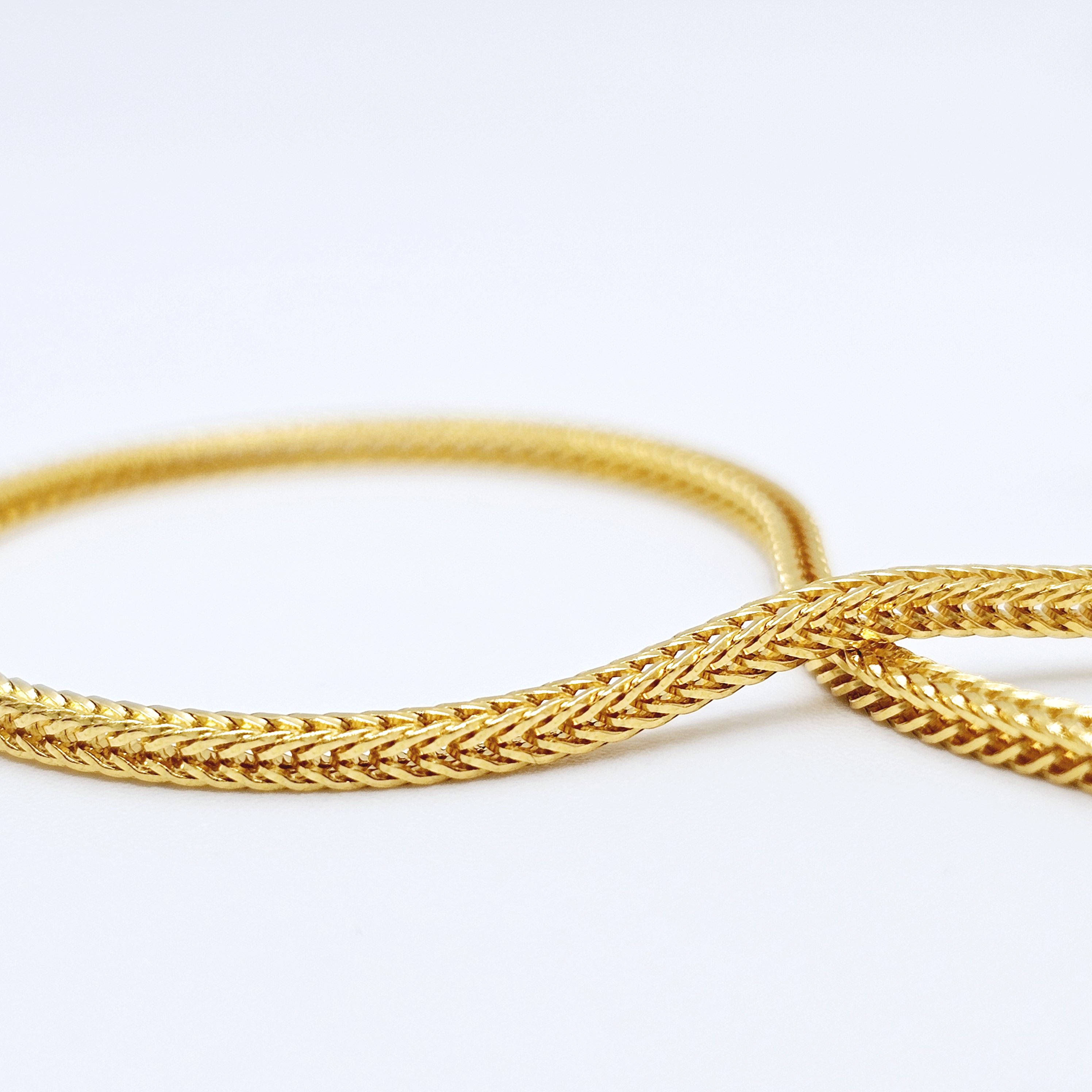 24k 폭스체인 여자 순금팔찌 - 상세 이미지 5