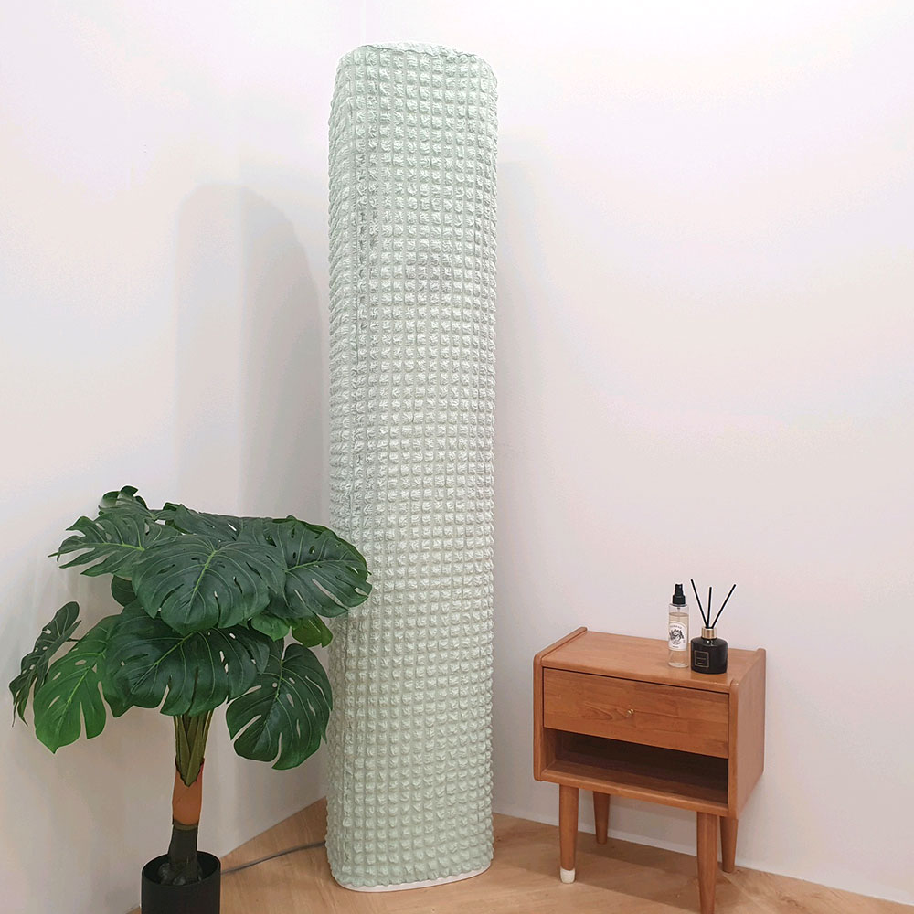 사이즈고민없는 스판 와플 스탠드 에어컨커버 에어컨덮개 엘지 삼성 무풍