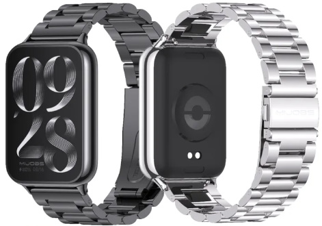 샤오미 미밴드 8 9 프로 / 레드미 워치4 5 스트랩 실리콘 메탈 가죽 나일론 마그네틱 브레이드 충전기 케이스 - 상세 이미지 2