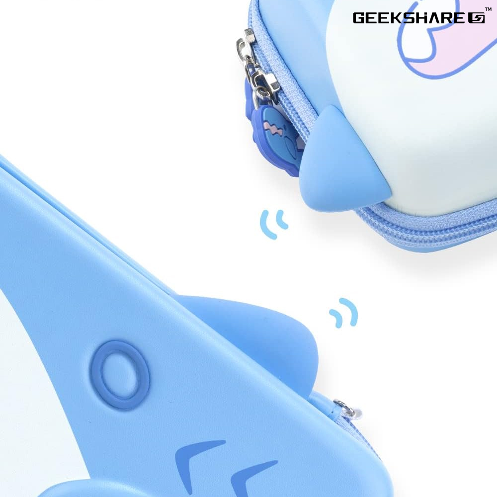 닌텐도 스위치 OLED 케이스 긱쉐어 리틀샤크 하드파우치 - 상세 이미지 4