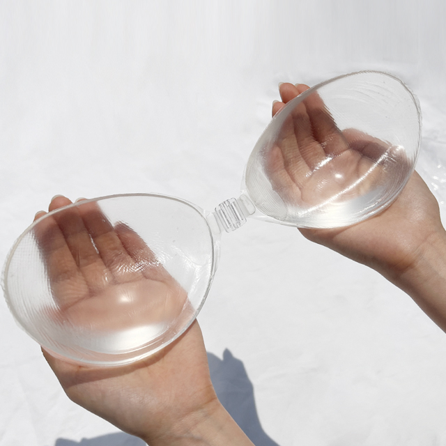 [N배송] 크라시앙 3cm 볼륨 투명 누드브라 실리콘 접착식 뽕브라 웨딩 끈없는브라 단품 - 상세 이미지 4