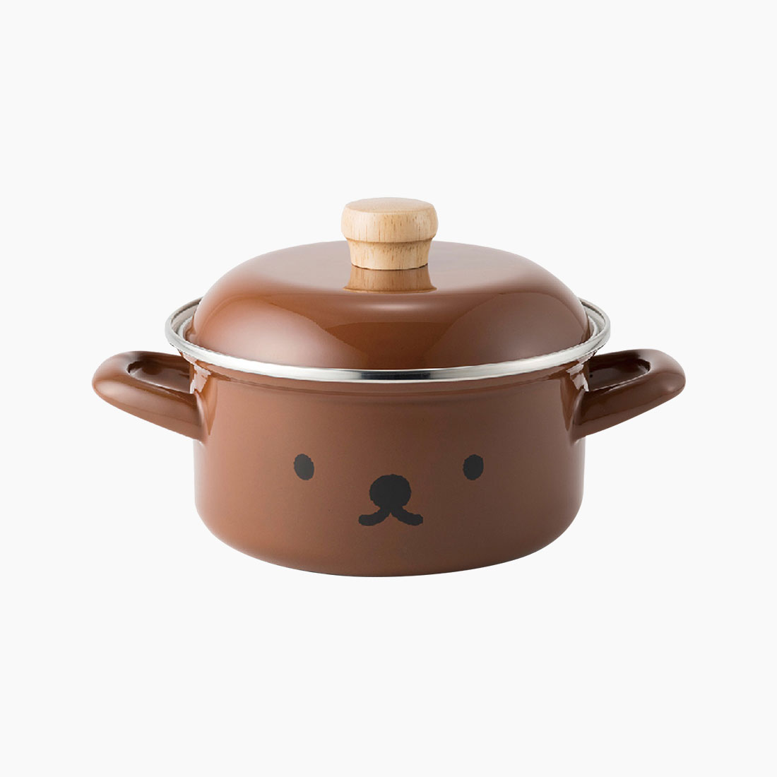 에지리 미피 보리스 법랑냄비 인덕션 양수 라면 국 손잡이냄비 15cm