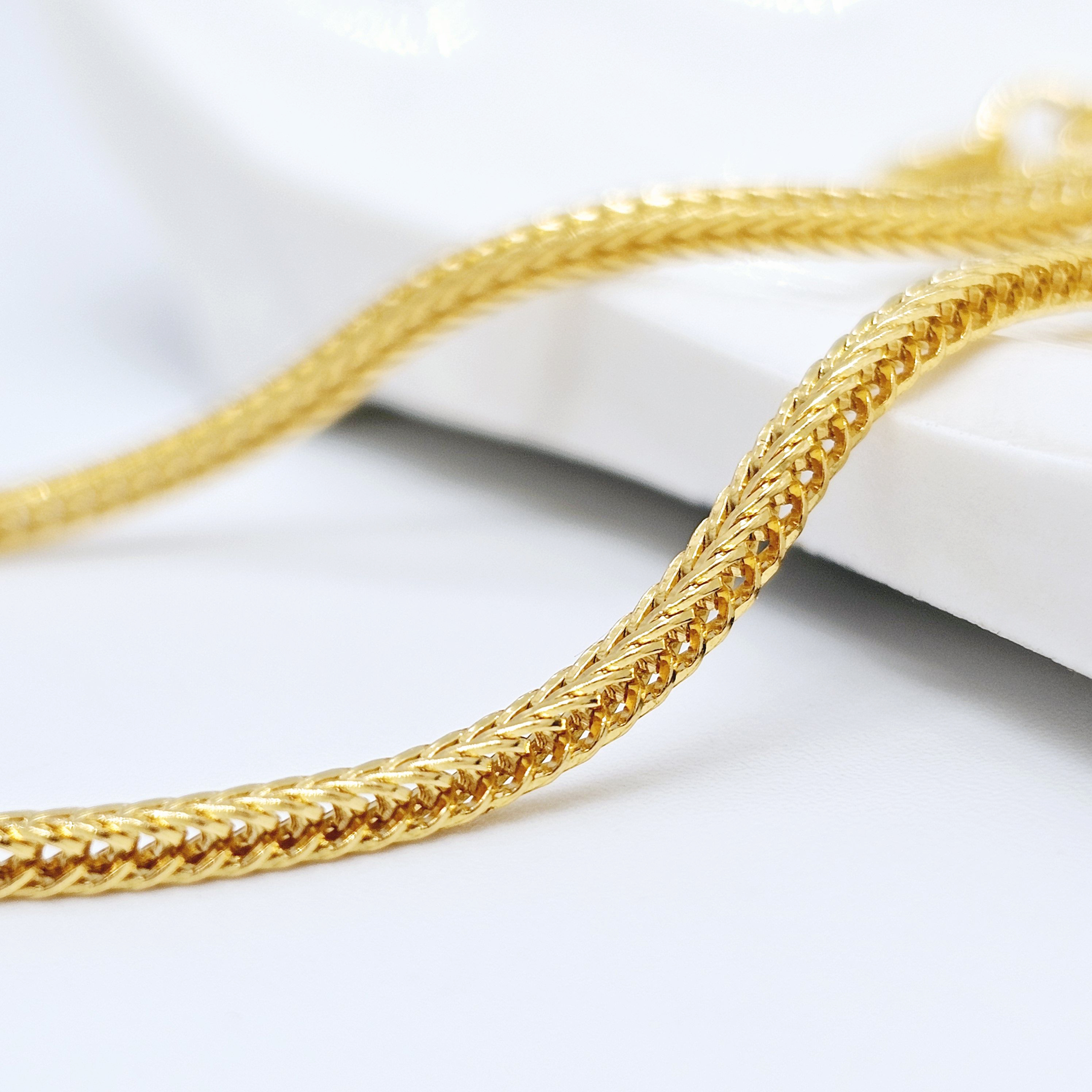 24k 폭스체인 여자 순금팔찌 - 상세 이미지 4