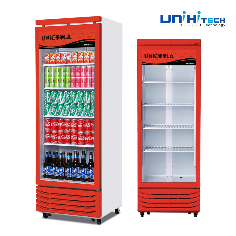 리퍼 유니하이테크 음료수냉장고 쇼케이스 UN-465RF 레드 - 상세 이미지 2