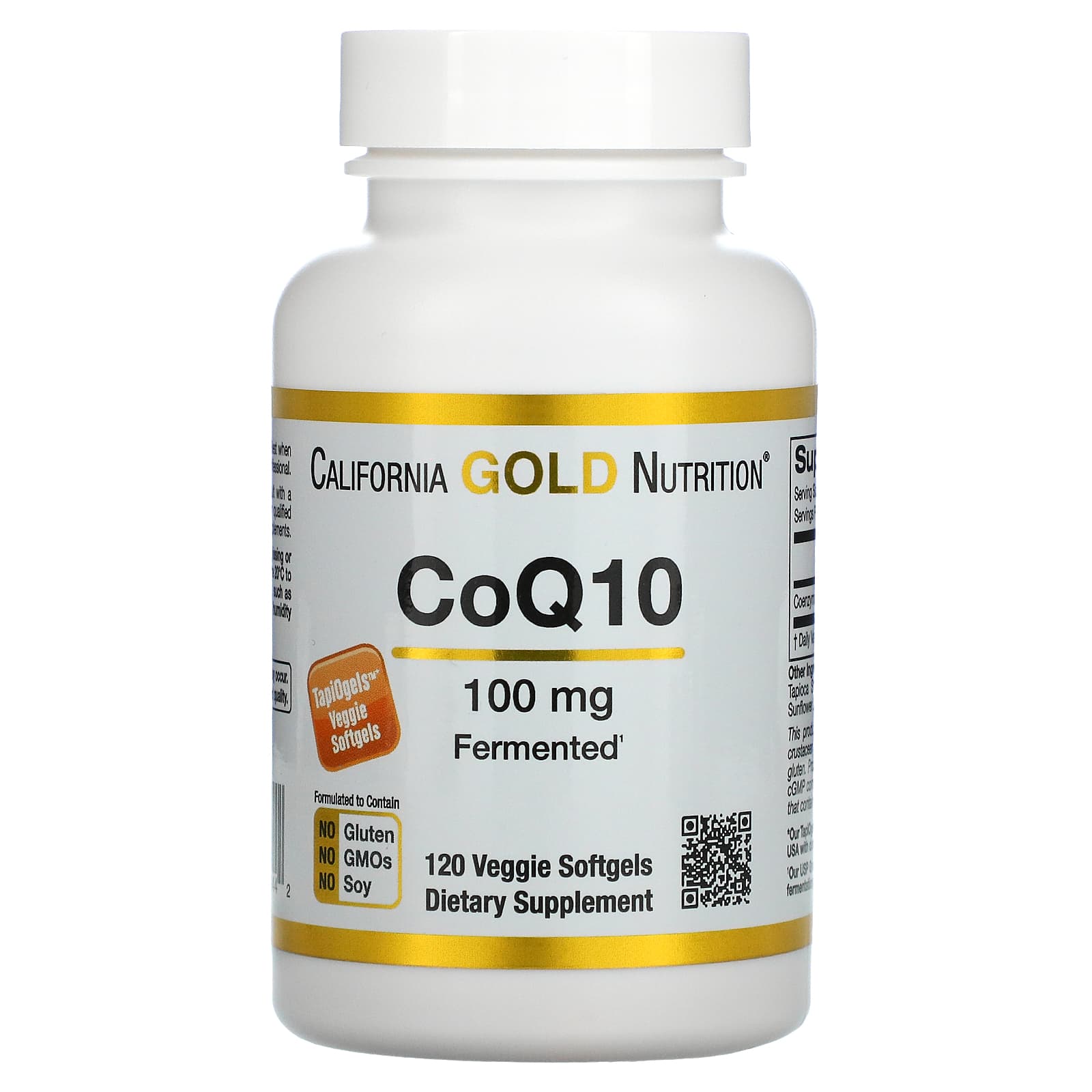캘리포니아골드뉴트리션 CoQ10 100mg 베지 소프트젤 120정 - 메인 이미지