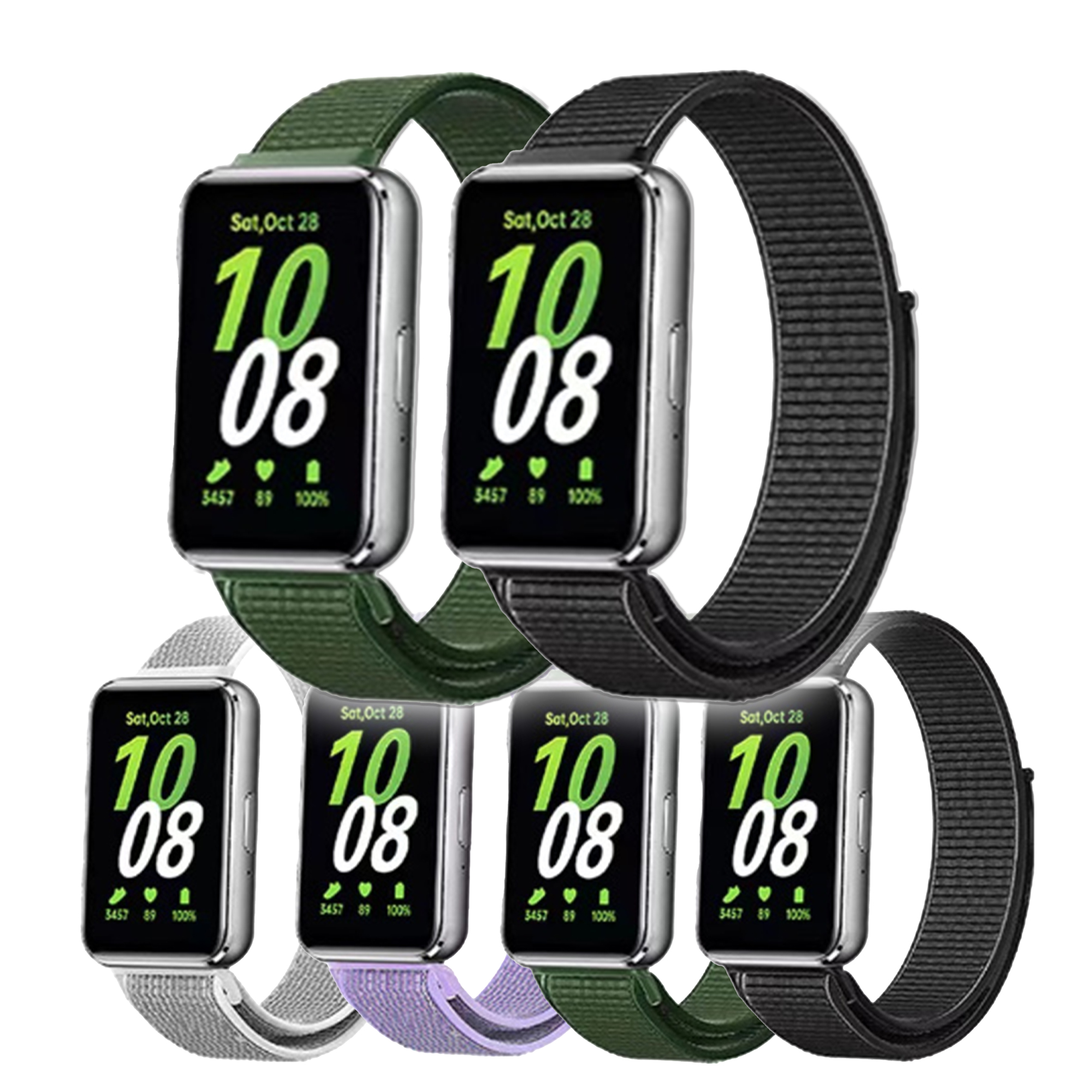 갤럭시핏3스트랩 나일론 밴드 호환