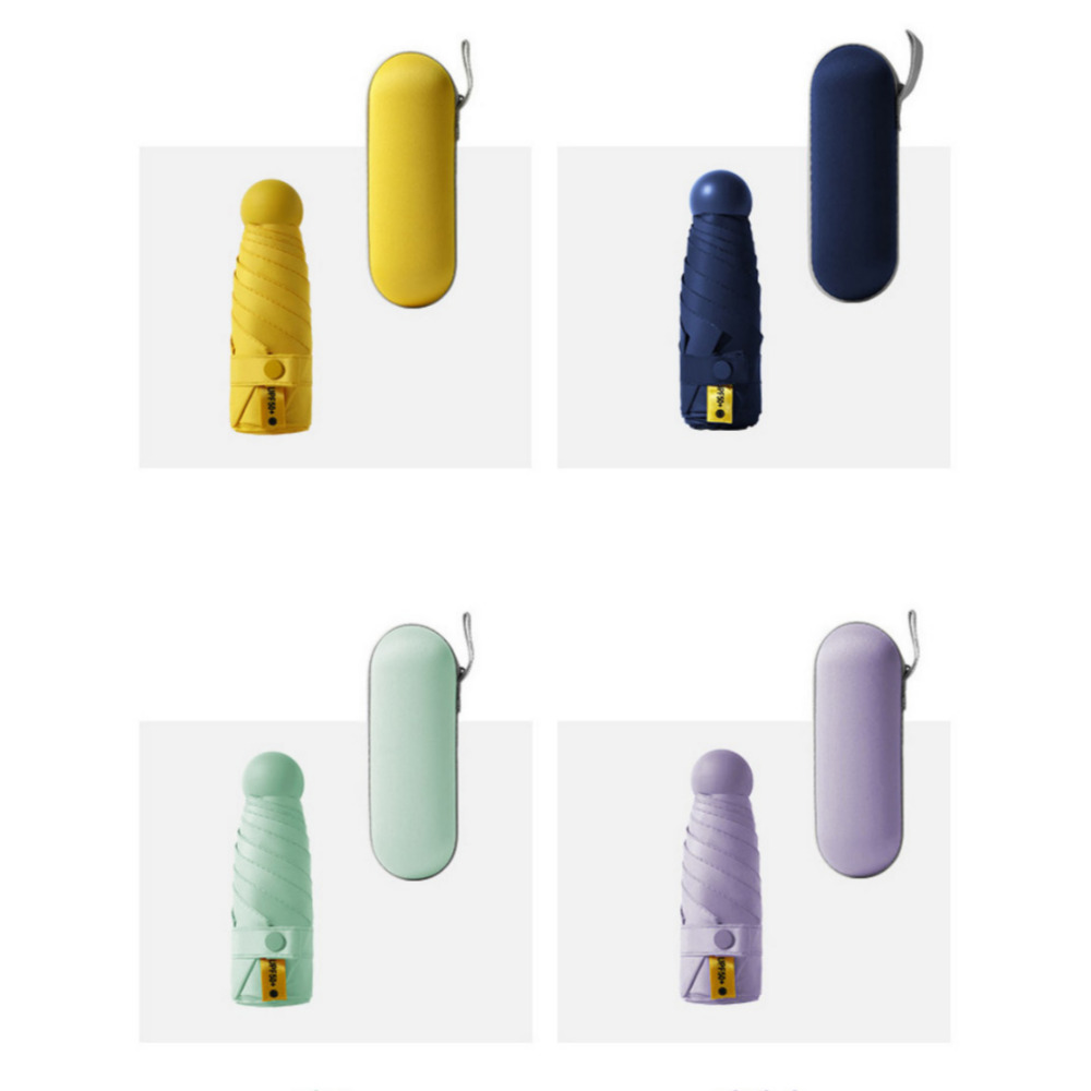 로라벨 미니 우양산 암막 양산 우산 초경량 자외선 차단 휴대용 접이식 남자양산 케이스