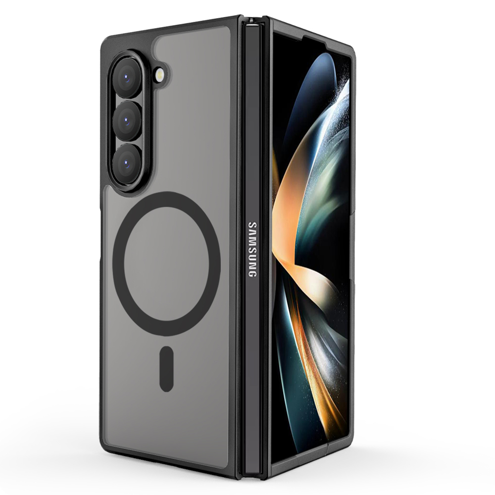 나하로 맥세이프 케이스 아머 하이브리드 블랙, 갤럭시Z 폴드5