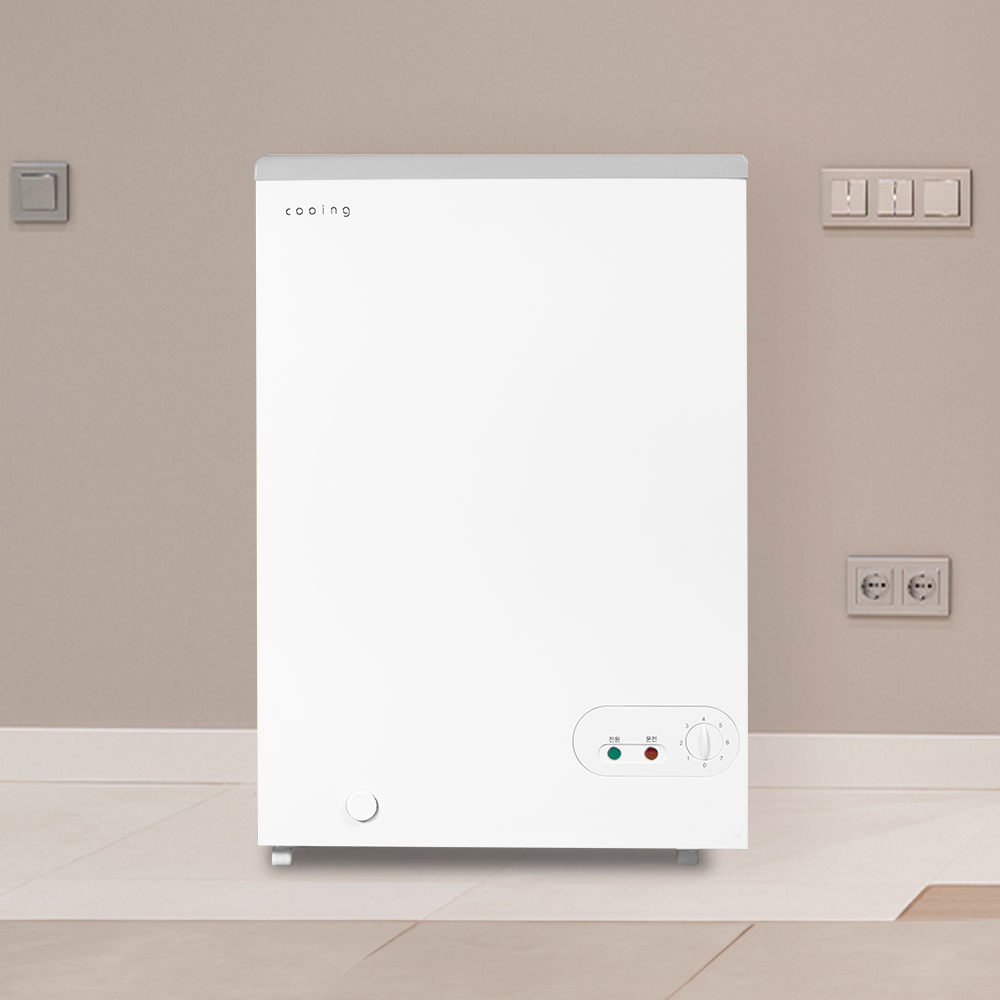 쿠잉 업소용 아이스크림 냉동고 FR-100SDW 냉장고 영업용 편의점 미니