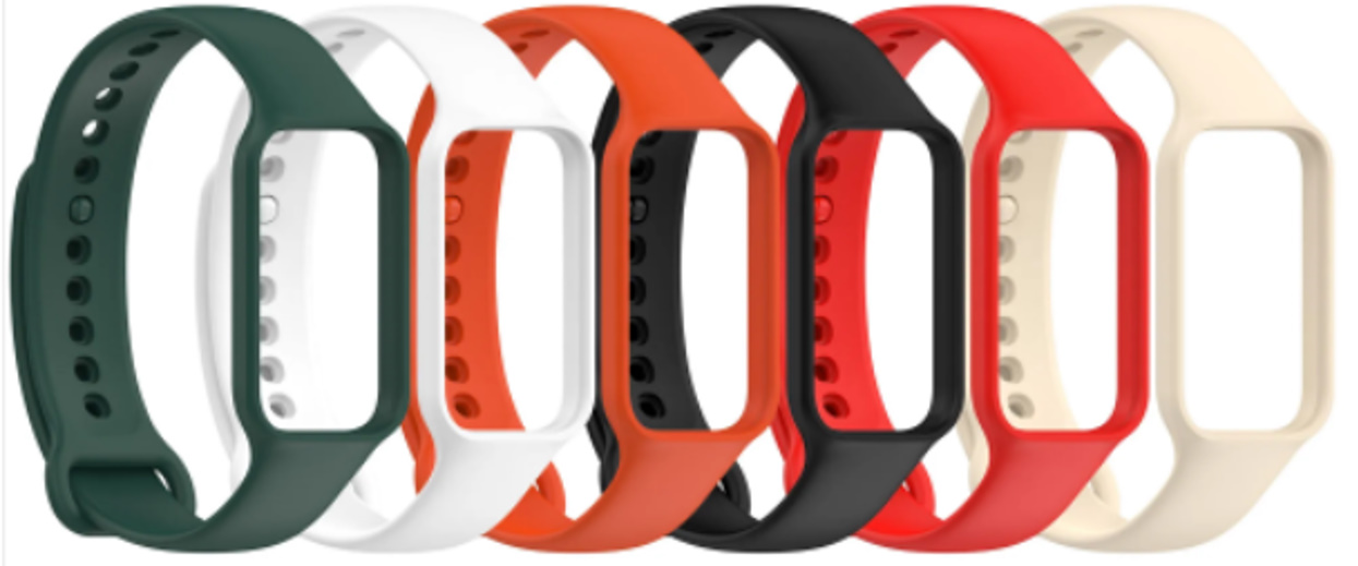 샤오미 미밴드 8 액티브 스트랩 실리콘 레드미 밴드 2 호환 제품 이미지