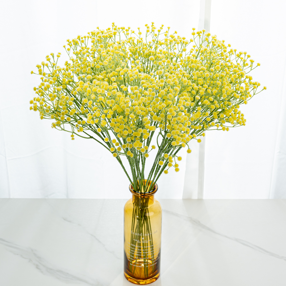 할메이드 생화같은 조화 꽃 hf36 안개꽃 1p 이미지 2