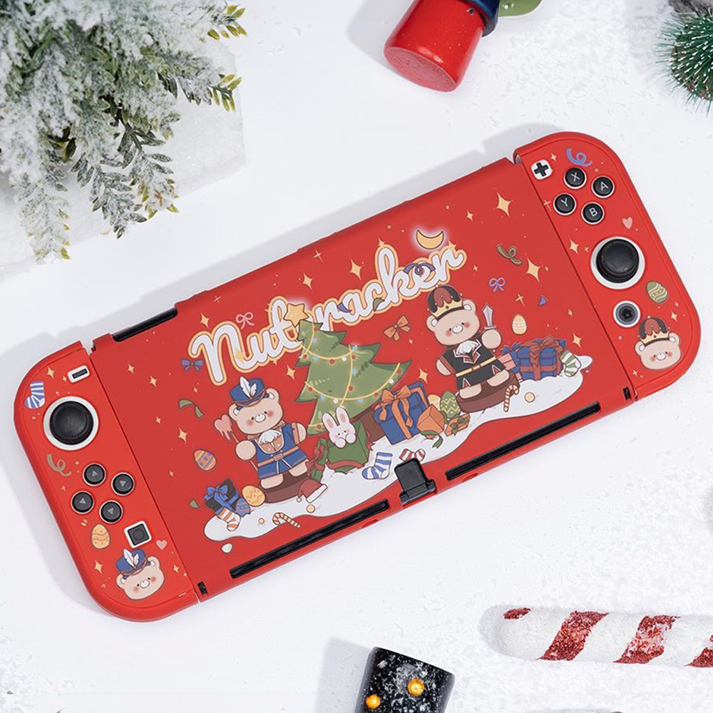닌텐도 스위치 OLED 케이스 긱쉐어 크리스마스 풀커버 - 상세 이미지 4