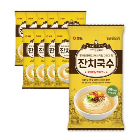 샘표 잔치국수 101g 10개 101g × : 멍균관