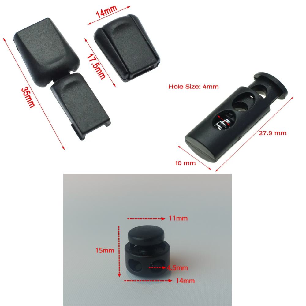 크록스 커스텀 아웃도어 파라코드 코드락 스토퍼 앤드클립