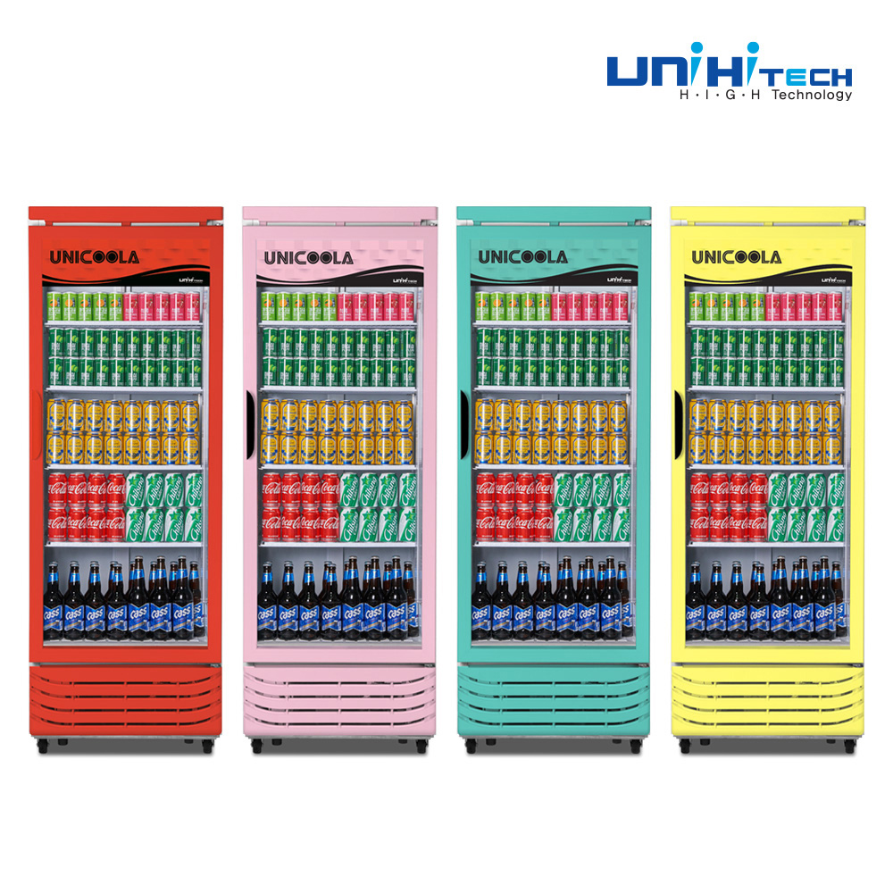 리퍼 유니하이테크 음료수냉장고 쇼케이스 UN-465RF 레드 - 상세 이미지 3
