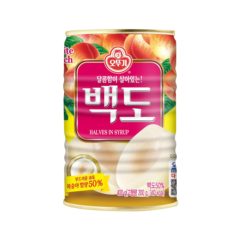오뚜기 백도 반절 400g - 메인 이미지