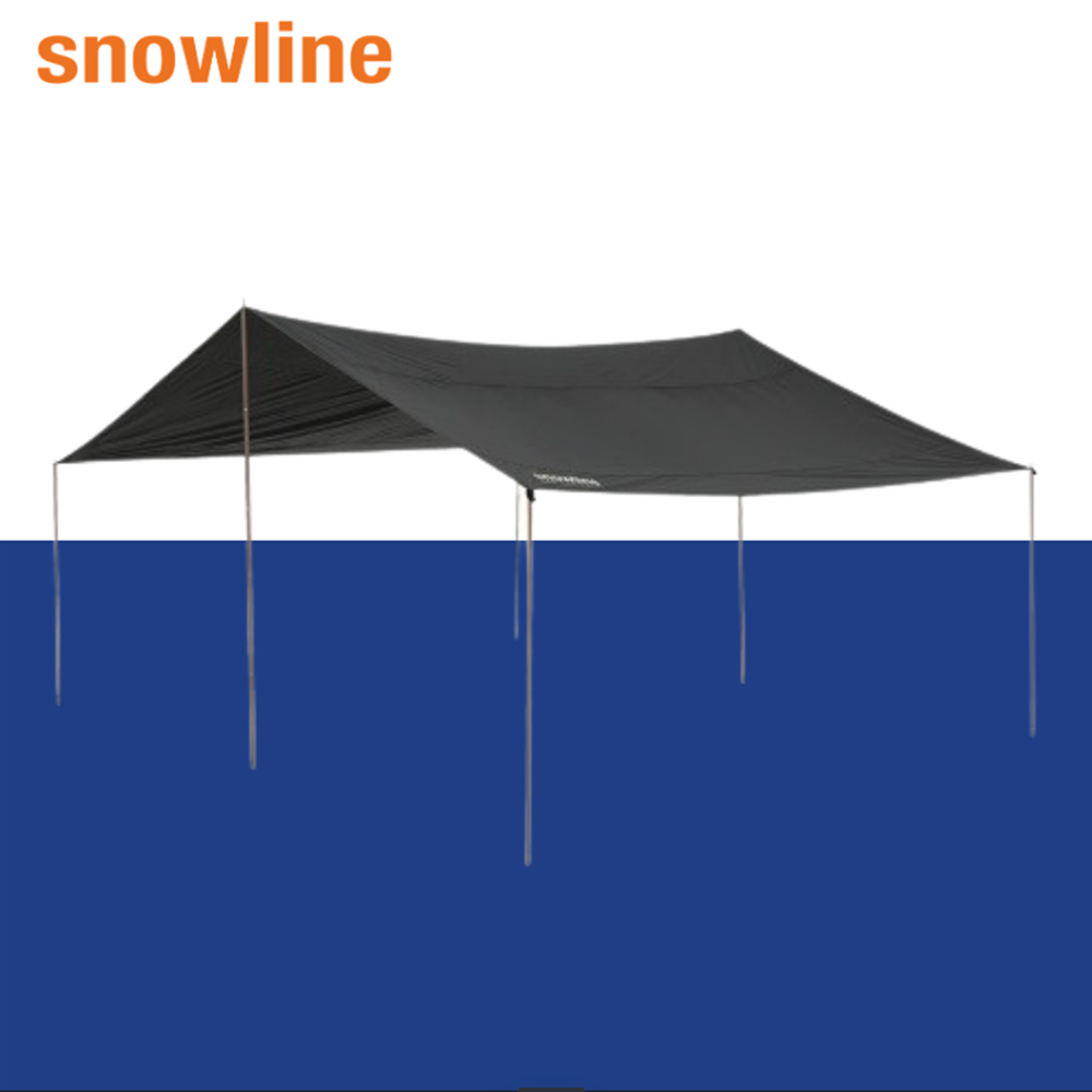 스노우라인 타프 렉타타프 세트 L 피그먼트 블랙코팅 캠핑타프