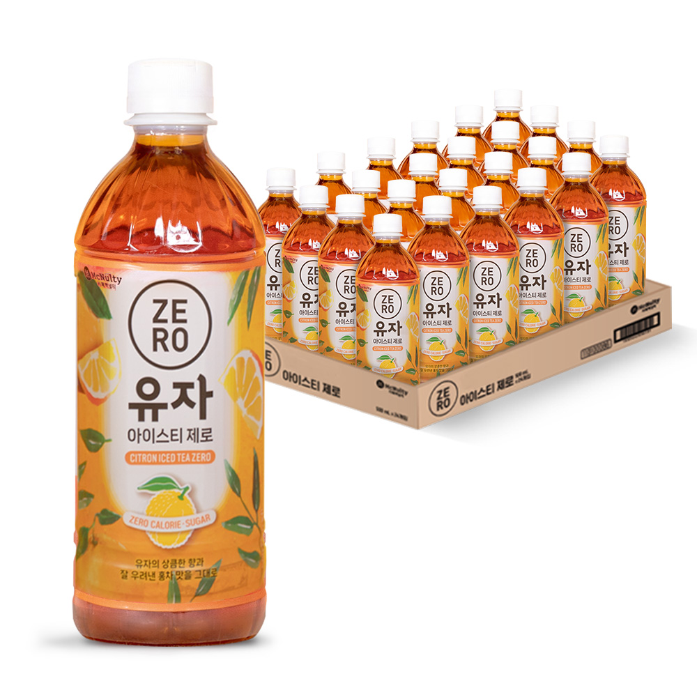 맥널티 아이스티 제로 음료 복숭아, 500ml, 24개 이미지 7