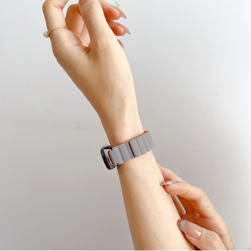 샤오미 미밴드 8 9 10 스트랩 마그네틱 실리콘