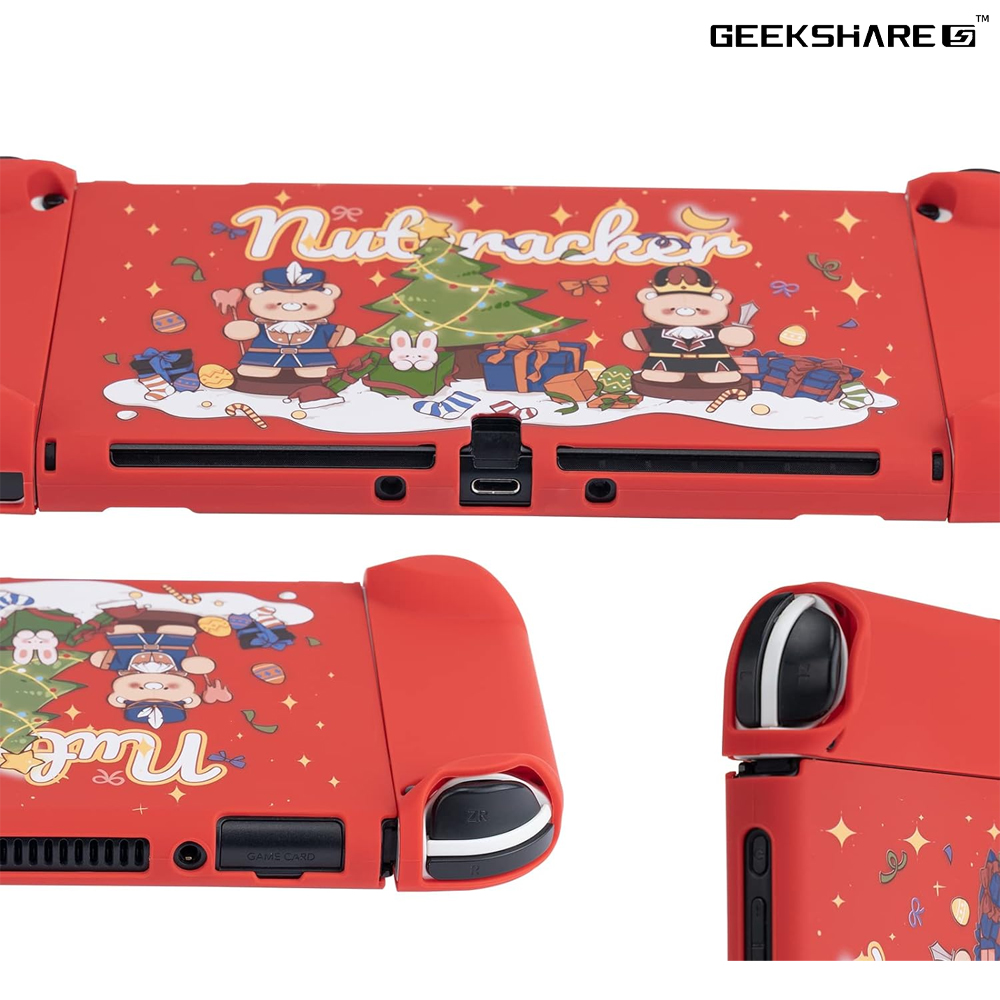 닌텐도 스위치 OLED 케이스 긱쉐어 크리스마스 풀커버 - 상세 이미지 5