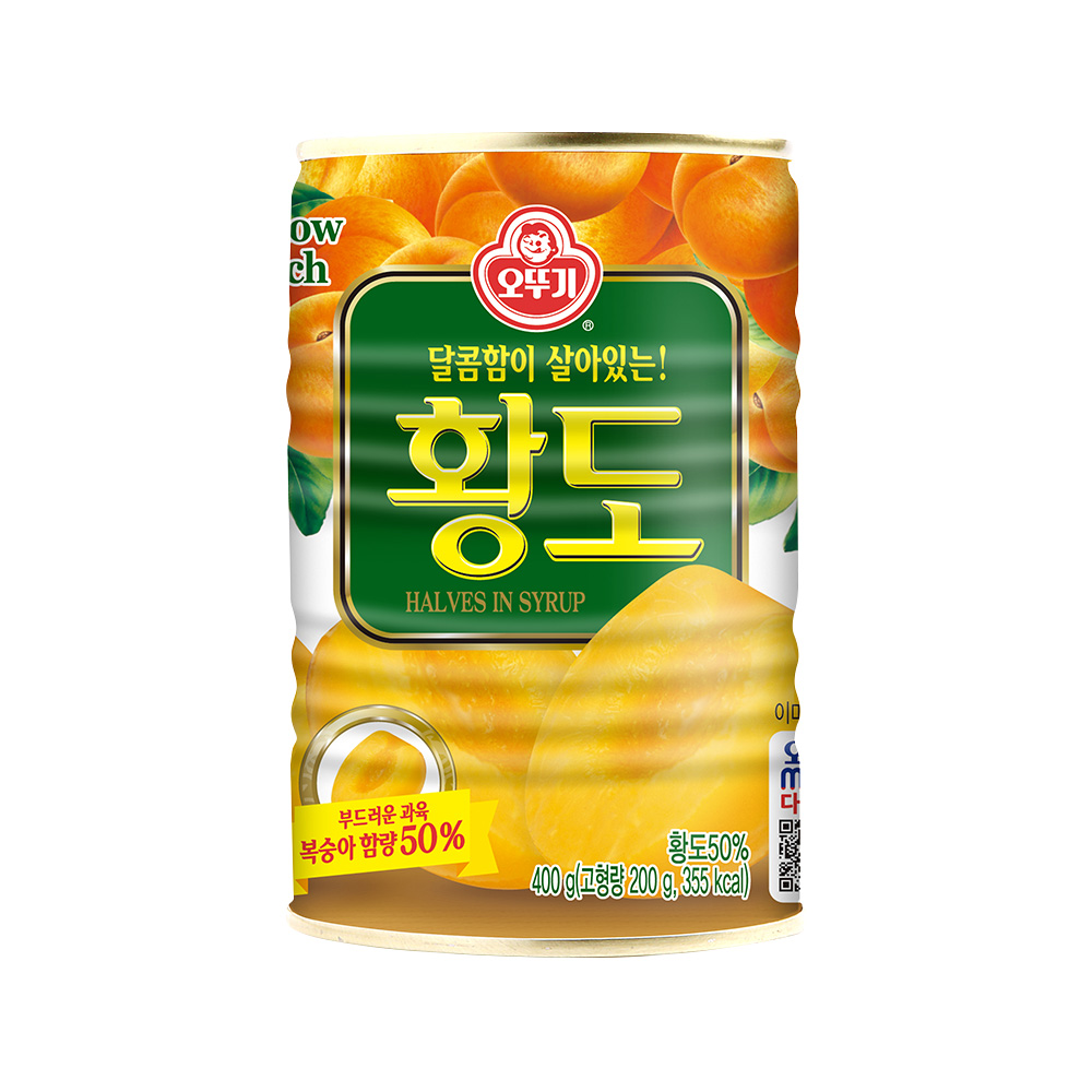 오뚜기 황도 반절 400g - 메인 이미지