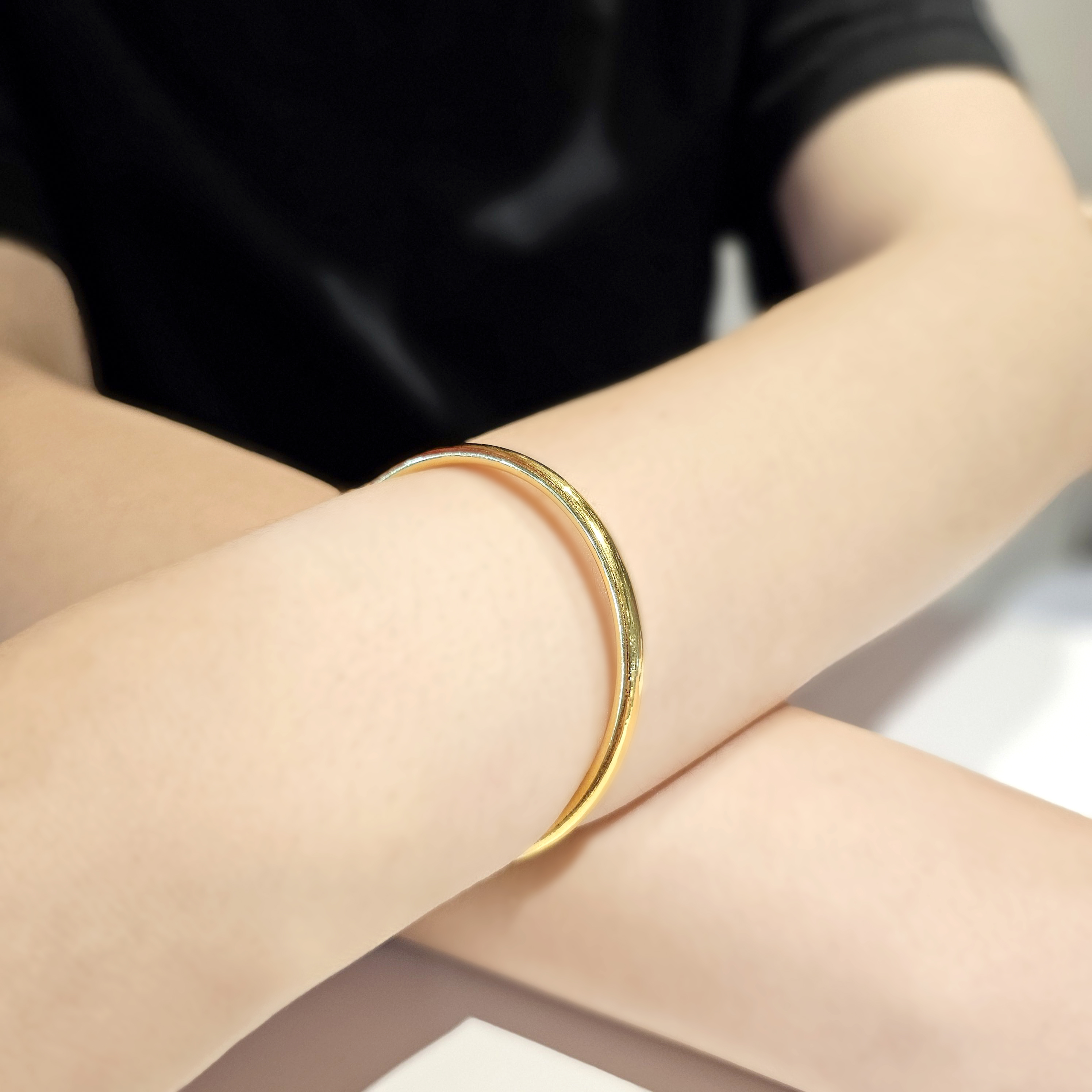 24k 뱅글팔찌 파이프 여자 순금팔찌 - 상세 이미지 5