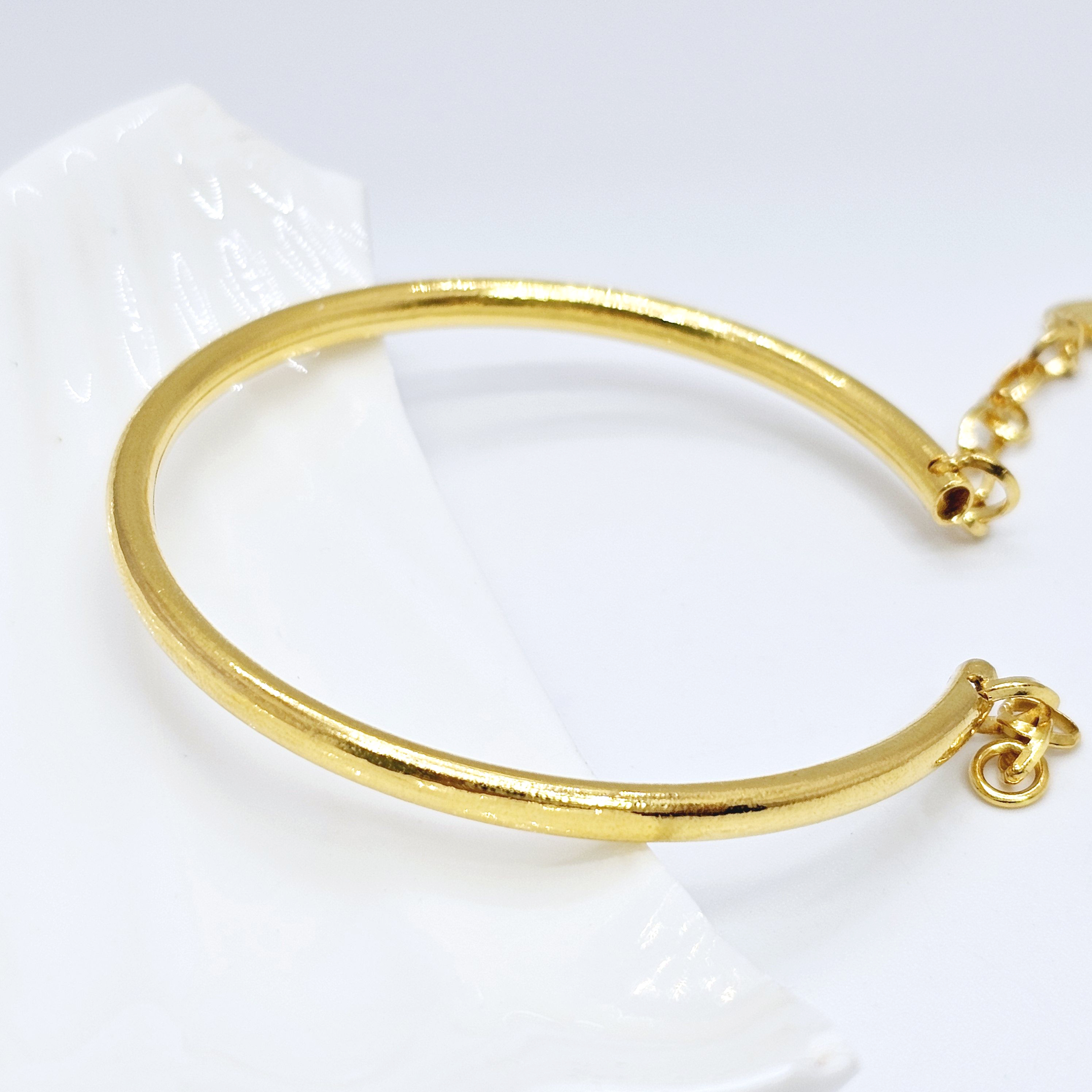 24k 뱅글팔찌 파이프 여자 순금팔찌 - 상세 이미지 3