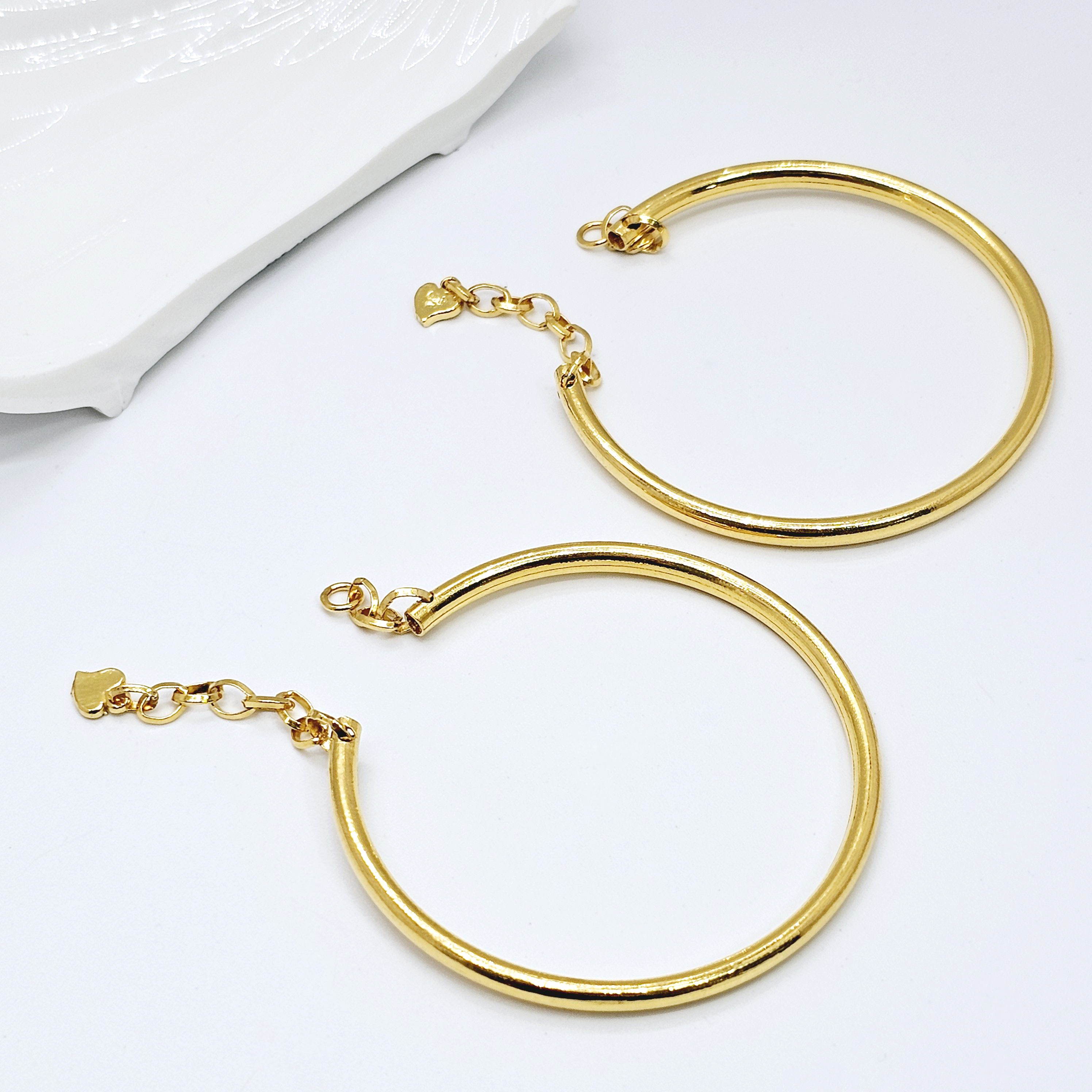 24k 뱅글팔찌 파이프 여자 순금팔찌 - 상세 이미지 4