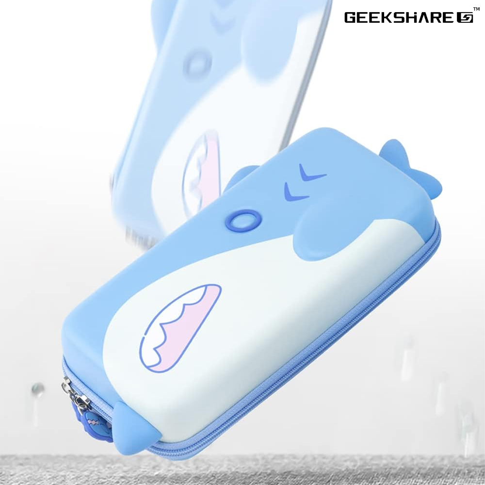 닌텐도 스위치 OLED 케이스 긱쉐어 리틀샤크 하드파우치 - 상세 이미지 3