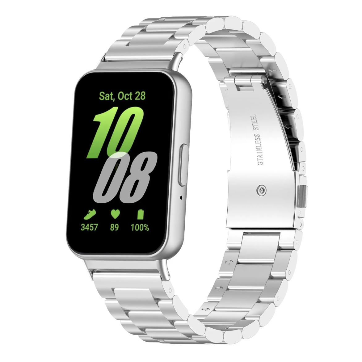 갤럭시핏3스트랩 메탈 밴드 호환