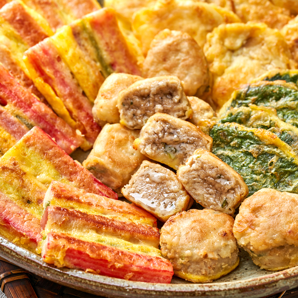 한정식 수제 모듬전 500g+500g 깻잎전 동그랑땡 동태전 꼬치전 모둠전 제사 명절 추석 - 상세 이미지 2