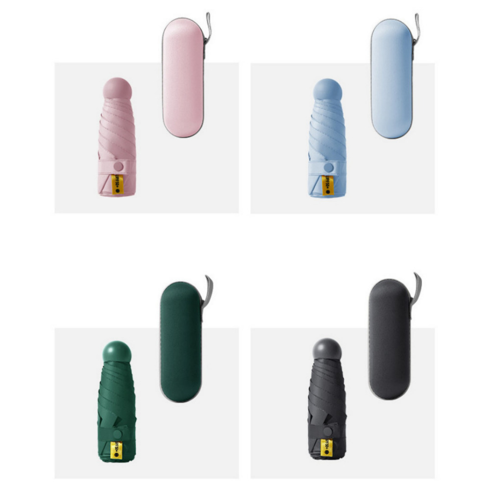 로라벨 미니 우양산 암막 양산 우산 초경량 자외선 차단 휴대용 접이식 남자양산 케이스