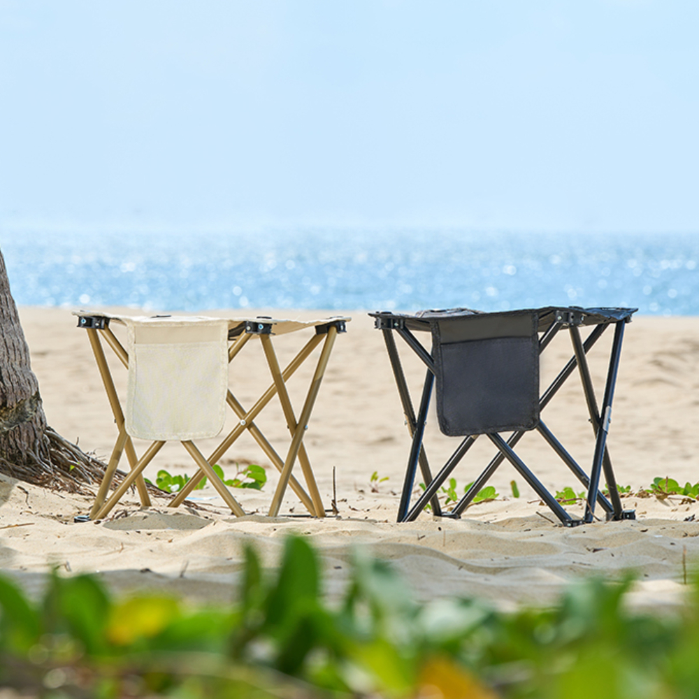 등산 의자 접이식 캠핑 초경량 낚시 휴대용 캠핑용 경량 체어 베이지