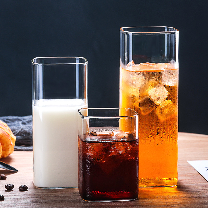 500ml 구름 내열 유리컵 홈카페잔 냉커피잔 커피숍컵 물컵 - 상세 이미지 2