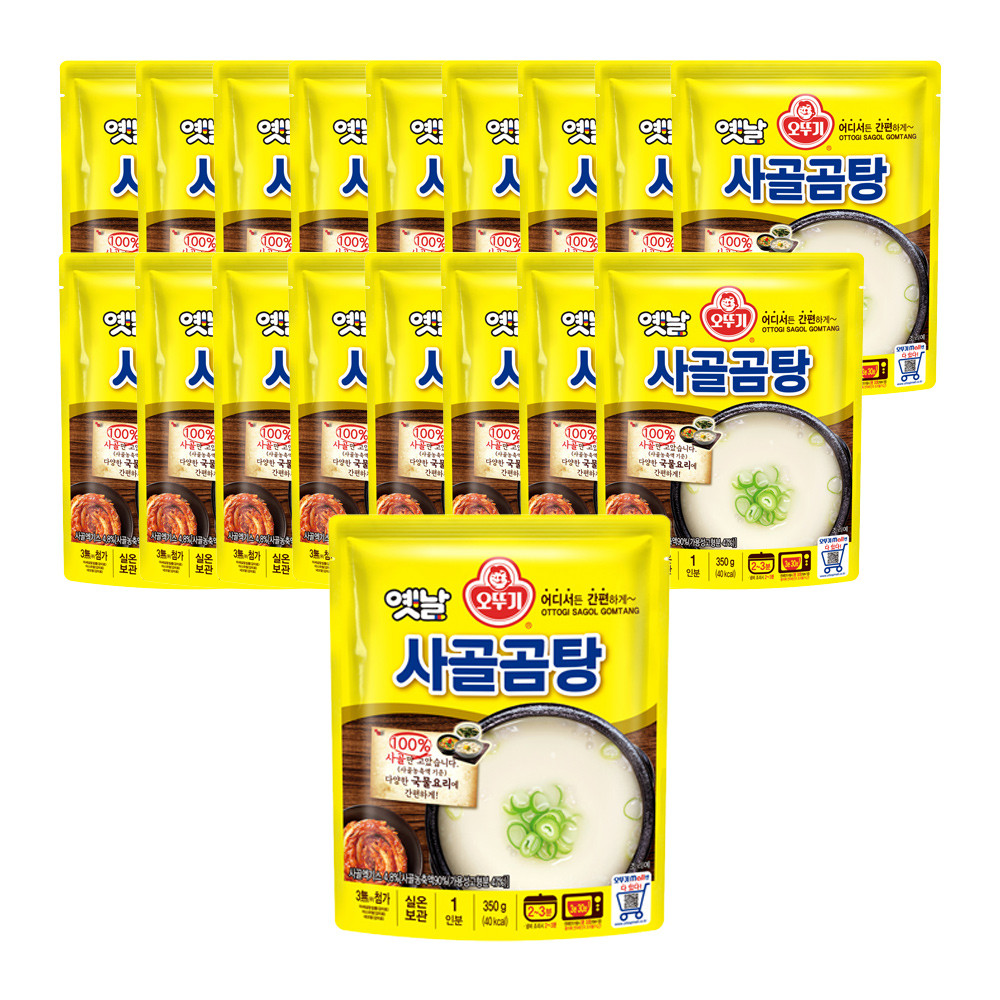 오뚜기 옛날 사골곰탕 350g 18개 외 4종 - 상품 이미지