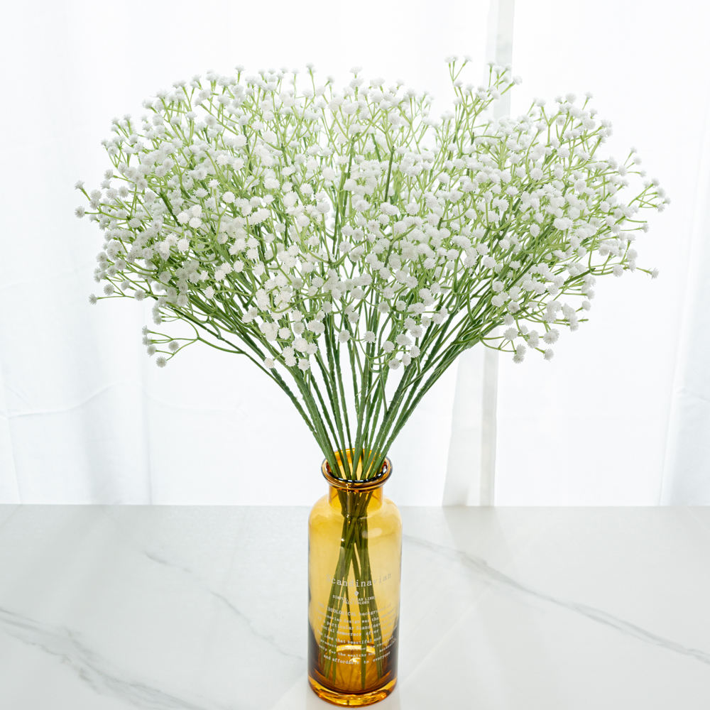 할메이드 생화같은 조화 꽃 hf36 안개꽃 1p 이미지 4